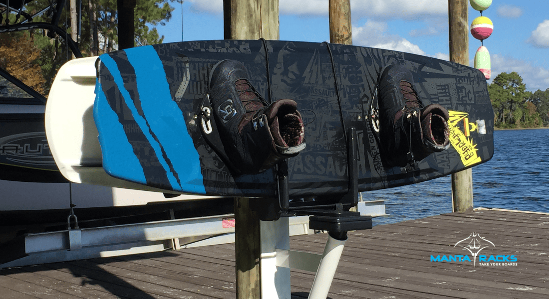 Manta Racks L2K Black Paddleboard/Kayak Rack For 30° Rod Holders