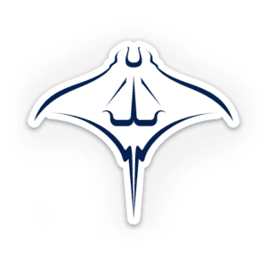 Manta Racks logo sticker
